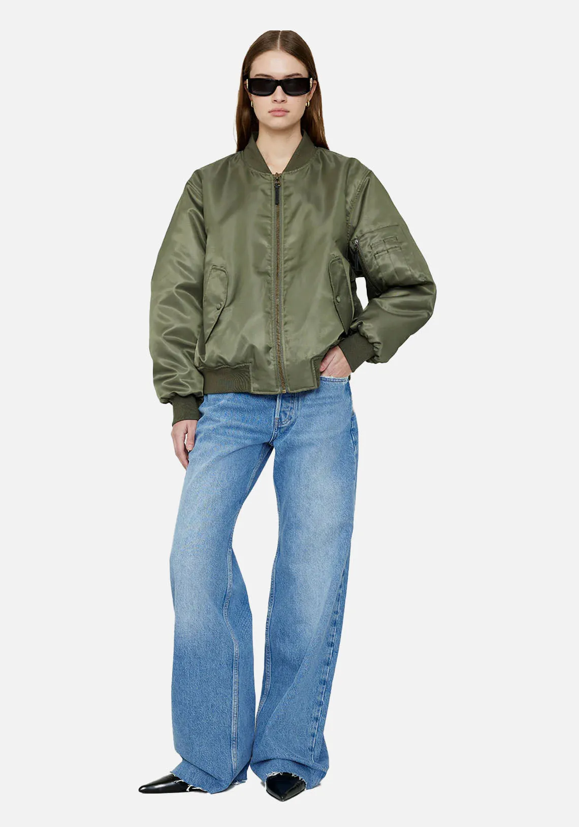 LEON BOMBER ARMY GREEN