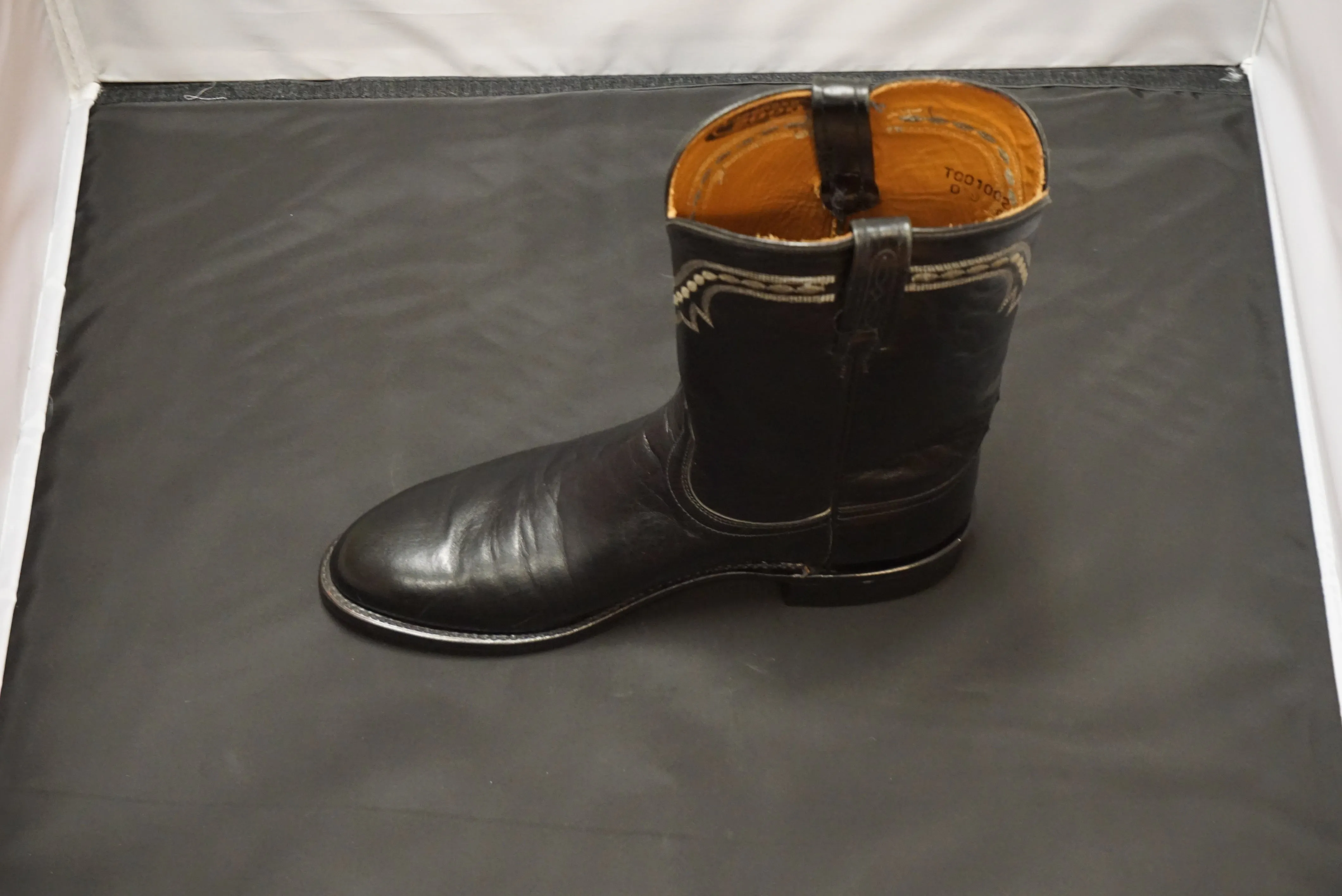 Lucchese Black Kang Roper T0010