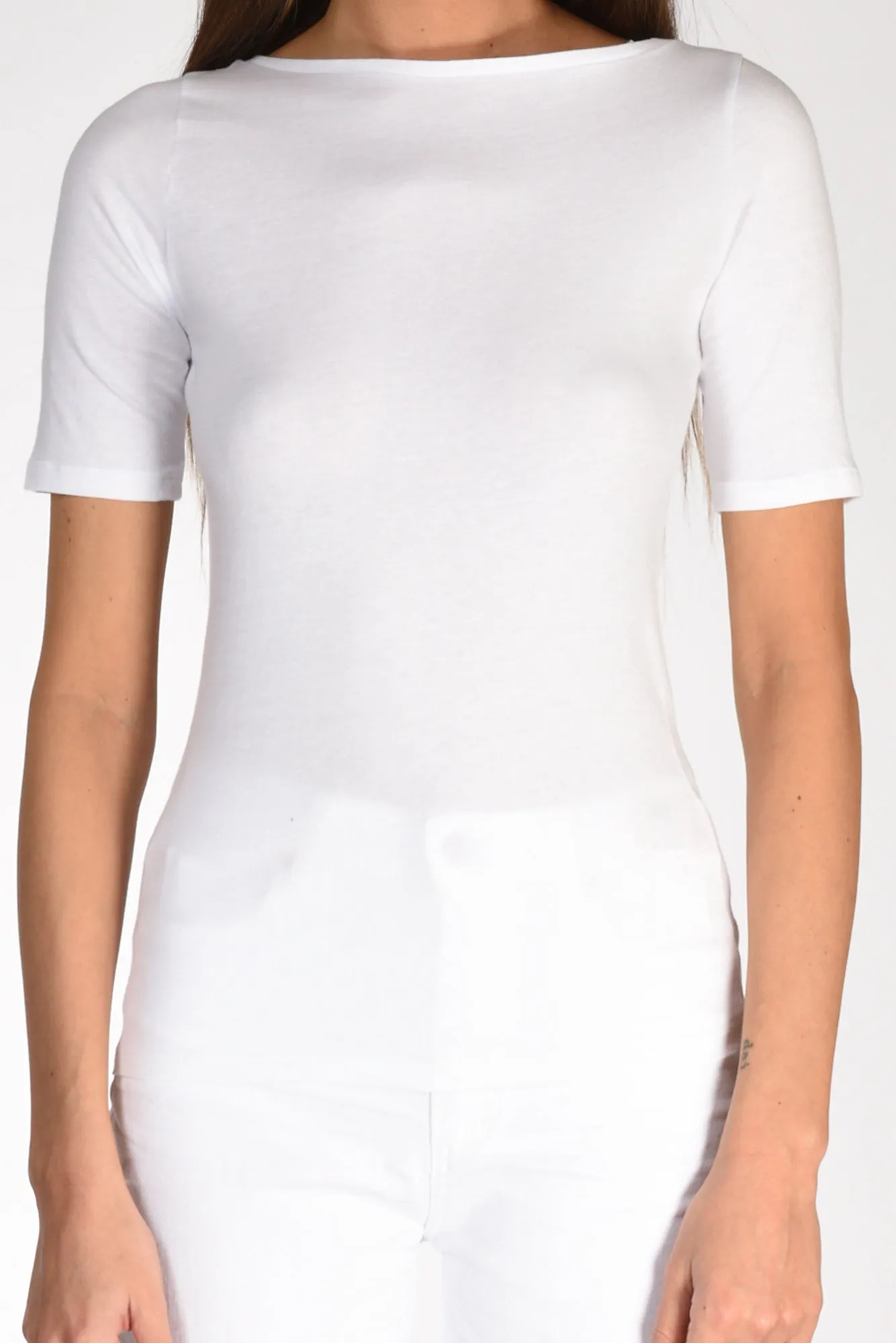 Majestic Filatures Paris Tshirt Bianco Donna