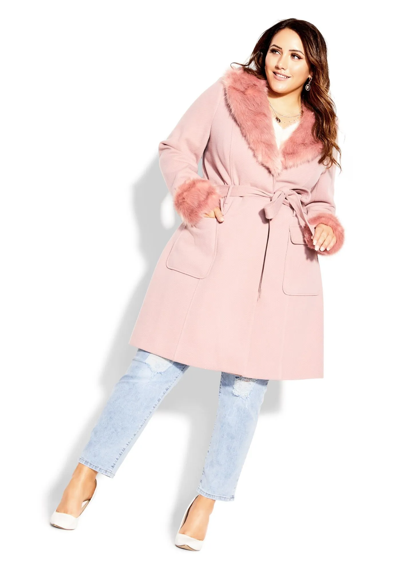 Make Me Blush Coat - blush