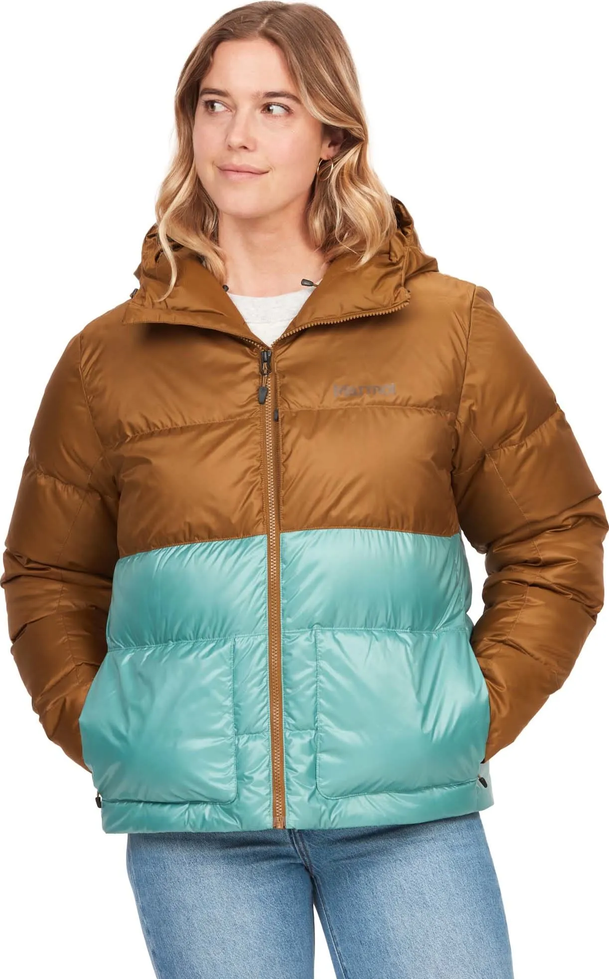 Marmot Women's Guides Down Hoody Hazel/Blue Agave | Buy Marmot Women's Guides Down Hoody Hazel/Blue Agave here | Outno