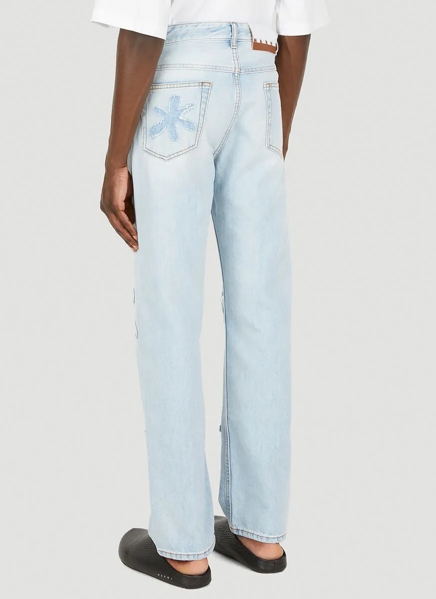 Marni Daisy Straight Leg Jeans