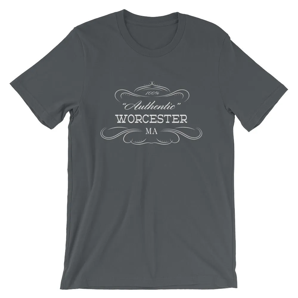 Massachusetts - Worcester MA - Short-Sleeve Unisex T-Shirt - Authentic