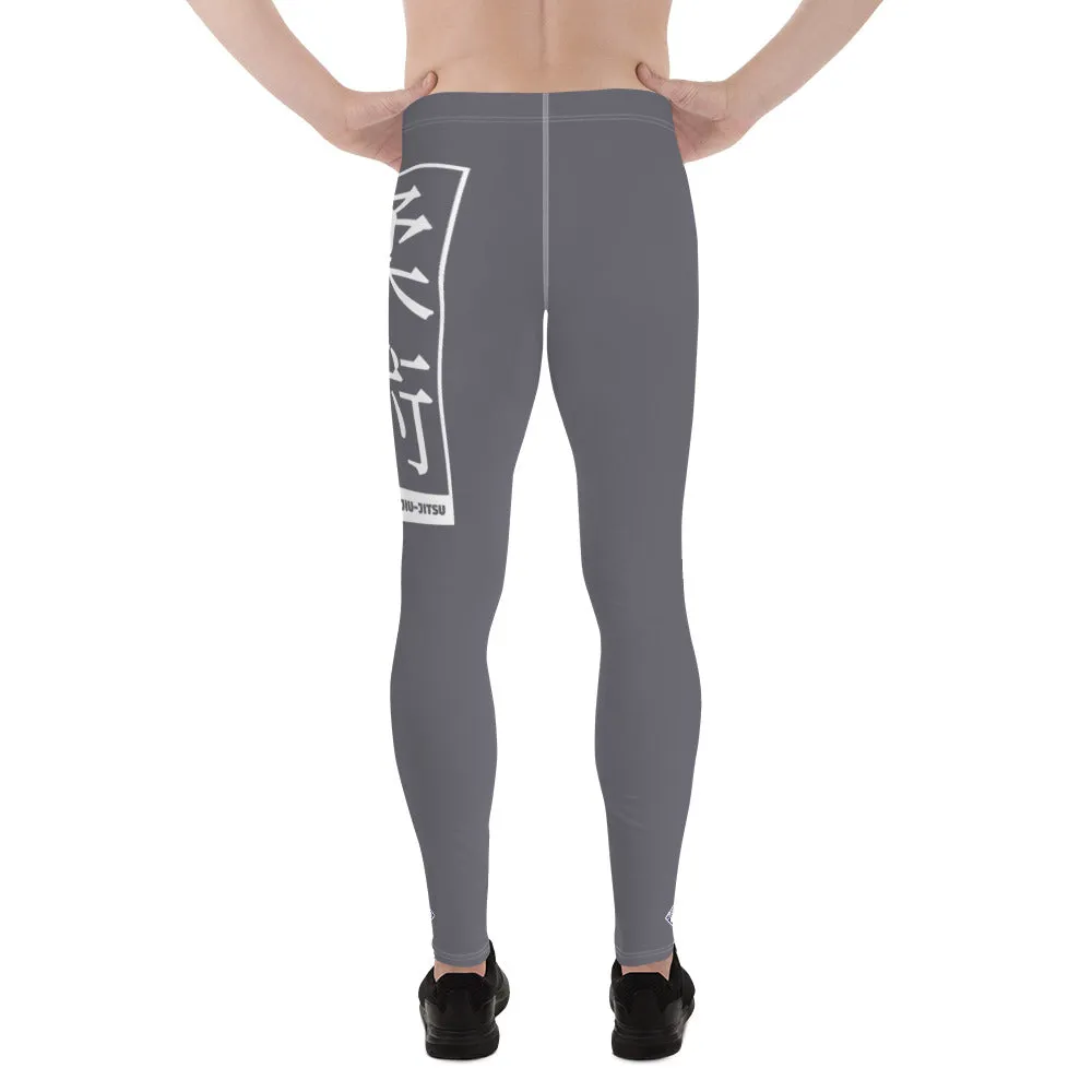 Men's Athletic Workout Leggings For Jiu Jitsu 019 - Charcoal