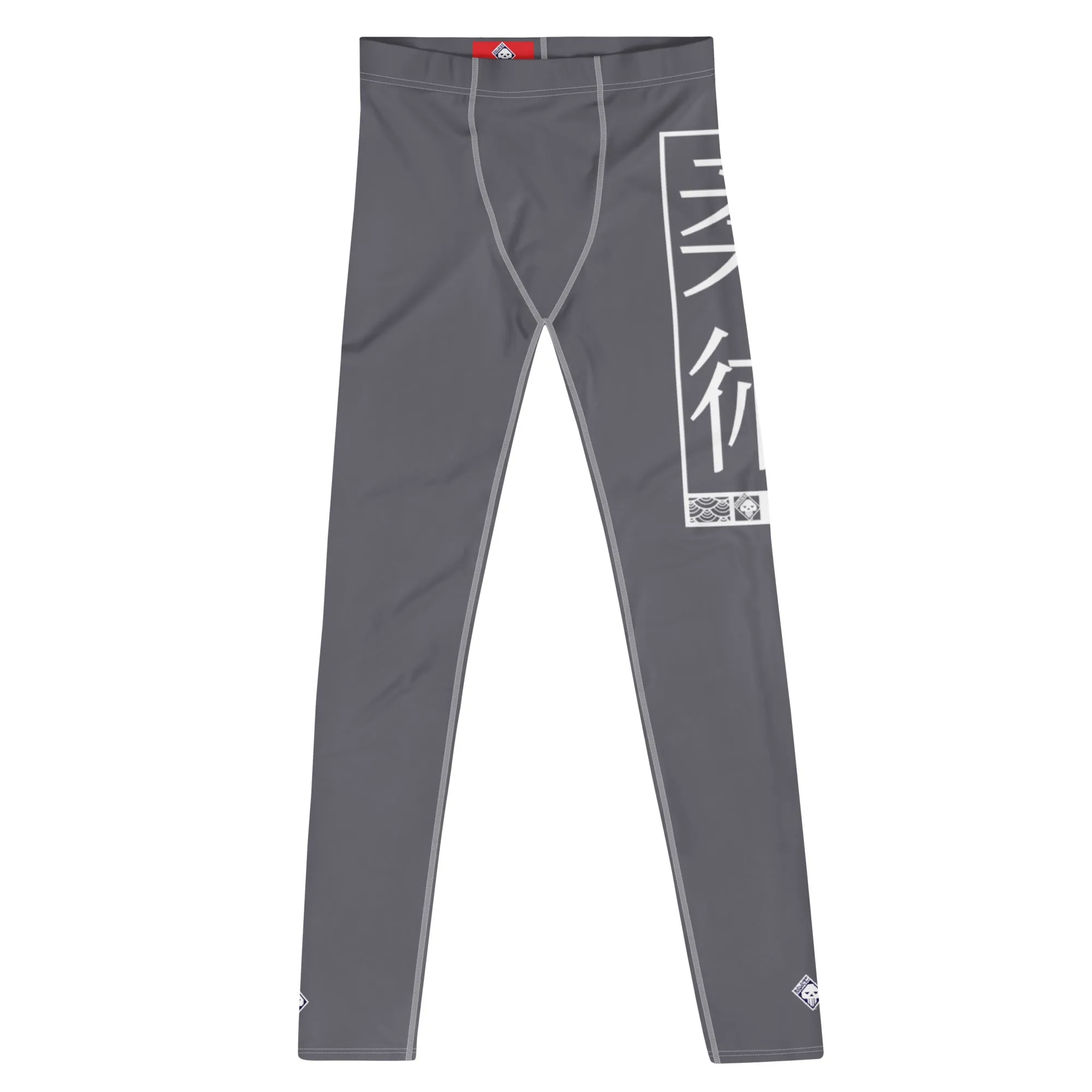 Men's Athletic Workout Leggings For Jiu Jitsu 019 - Charcoal