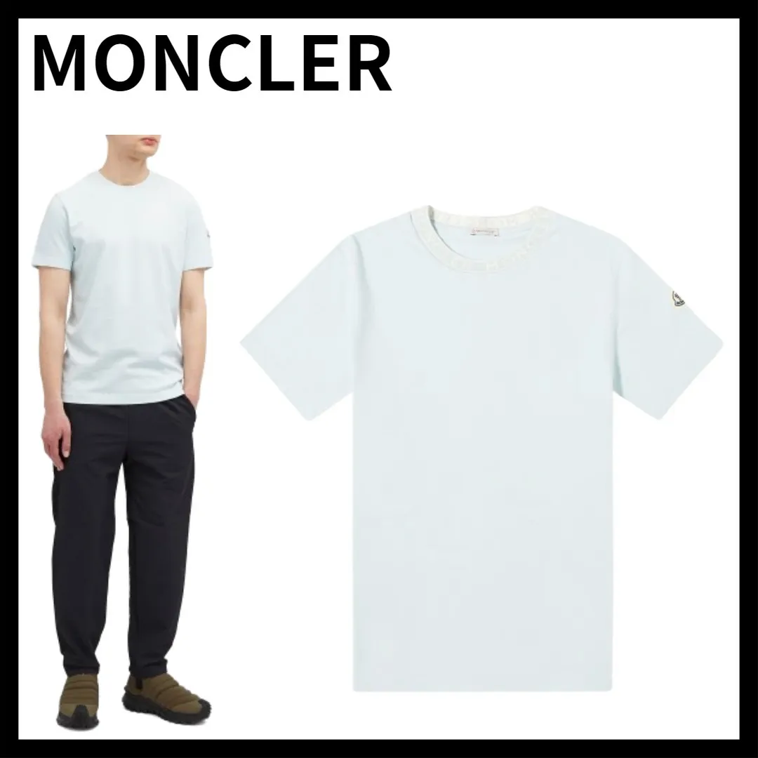 MONCLER  |Plain Logo T-Shirts