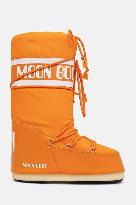 Moon Boot snow boots MB ICON NYLON orange color 80D1400440 C001