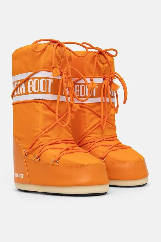 Moon Boot snow boots MB ICON NYLON orange color 80D1400440 C001