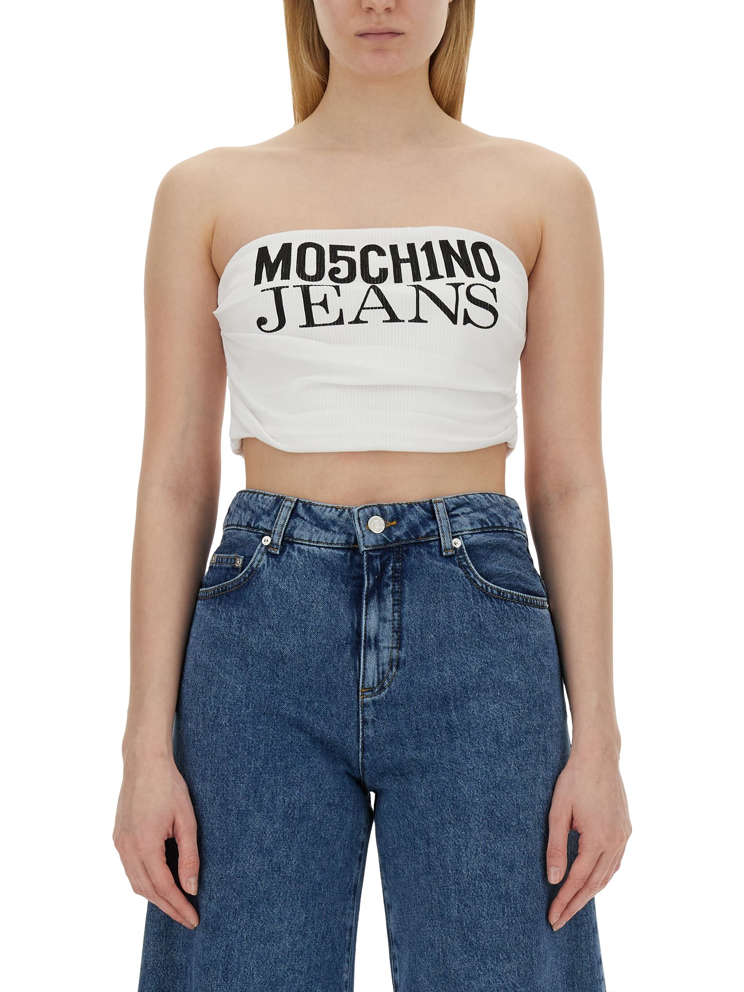 MOSCHINO JEANS    TOPS WITH LOGO