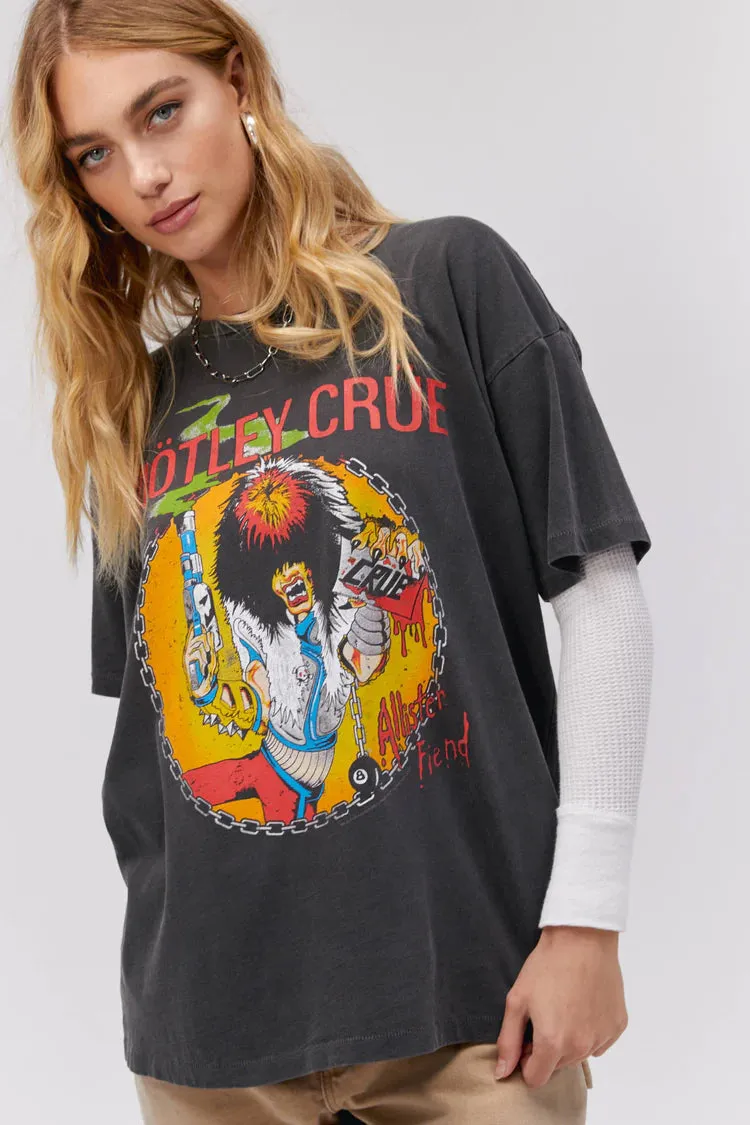 Motley Crue Allister Fiend Merch Tee