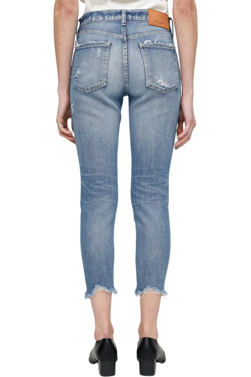 Moussy Denim Glendele Skinny in Light Blue