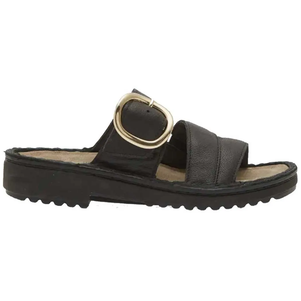 Naot Frey Slide Sandal Soft Black (Women's)