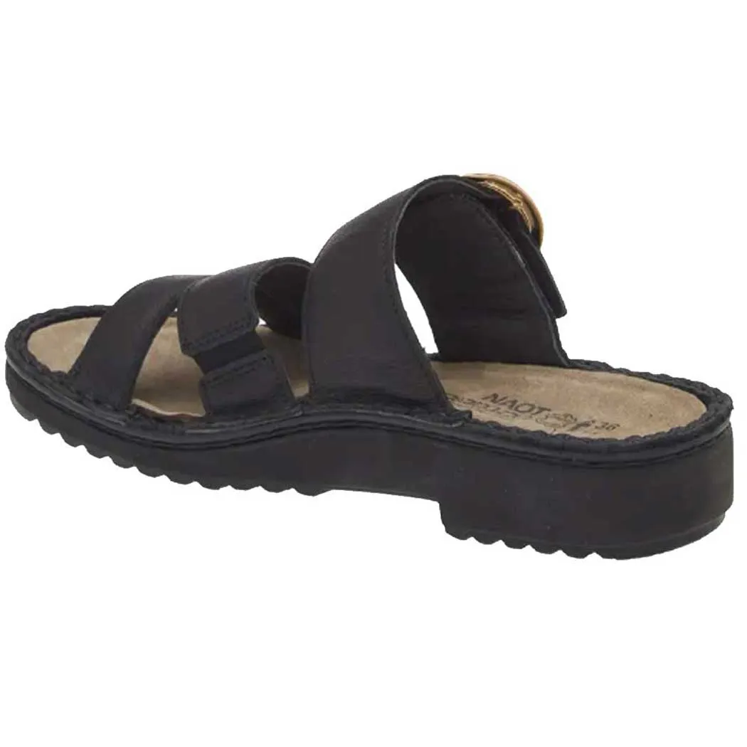 Naot Frey Slide Sandal Soft Black (Women's)