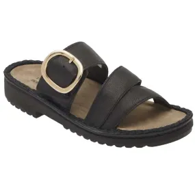 Naot Frey Slide Sandal Soft Black (Women's)