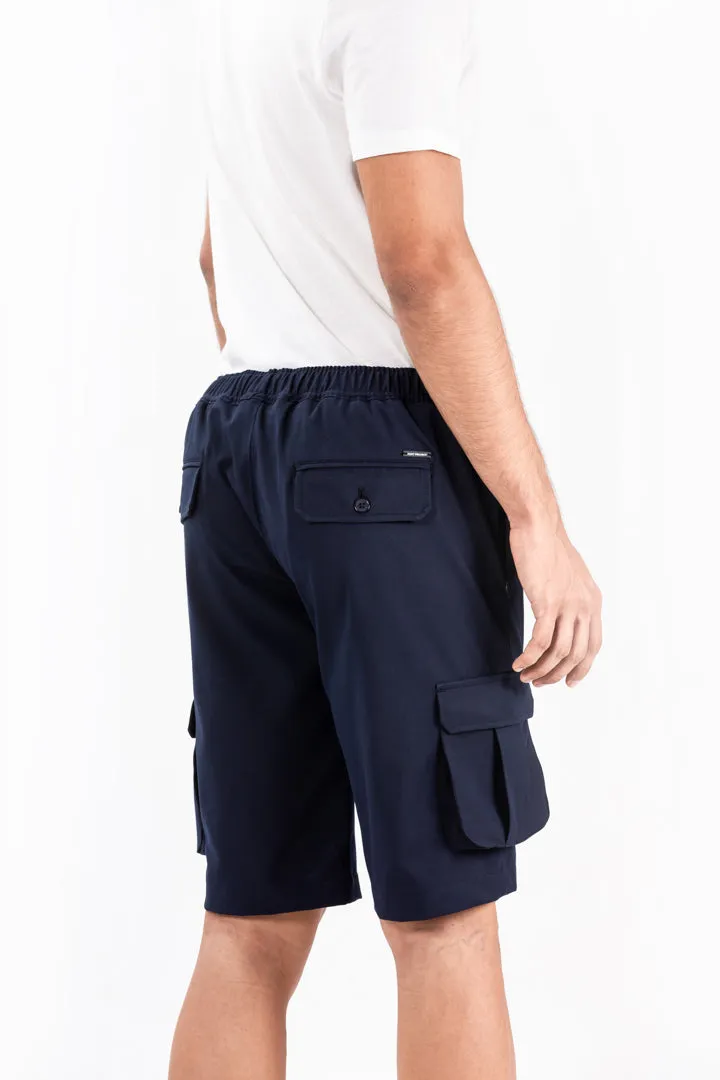 Navy All Weather Essential Stretch Cargo Shorts