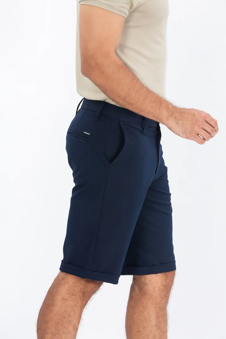 Navy All Weather Essential Stretch Chino Shorts