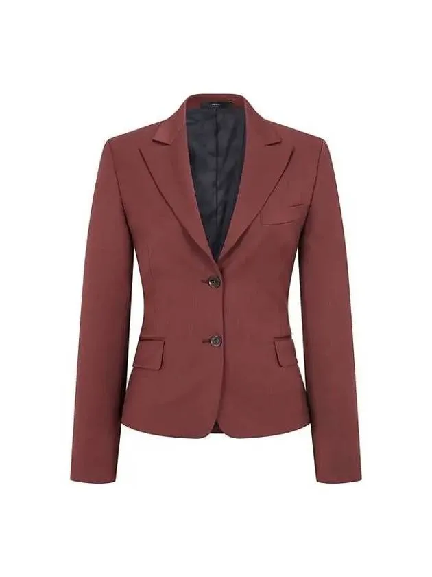 Overseas Station Season Big Chance 8 18 Women s Peaked Lapel Wool Single Jacket Burgundy 270702