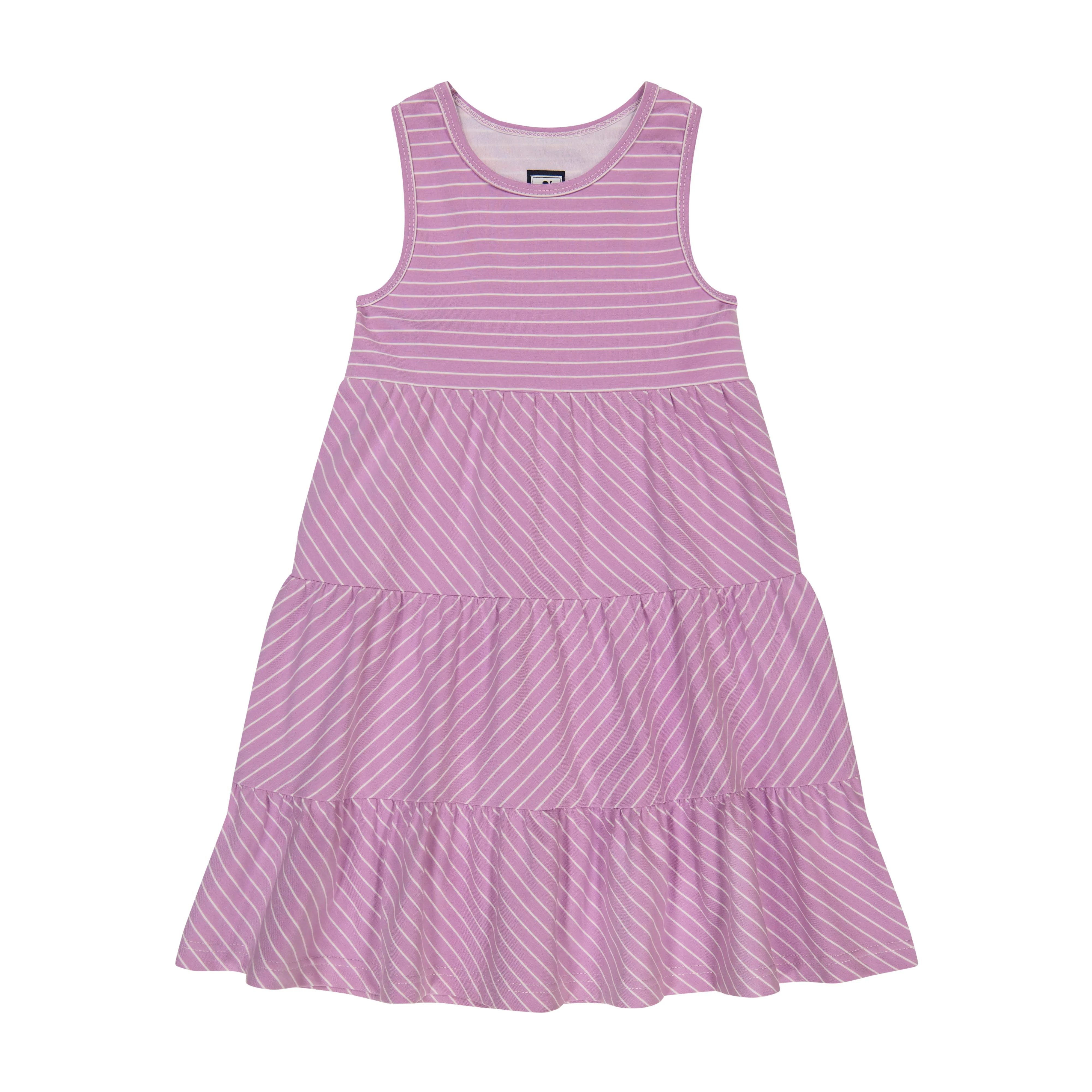 Parker Racerback Dress Lavendar Stripe