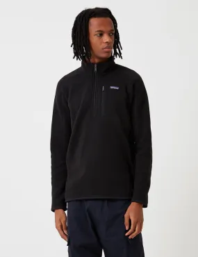 Patagonia Better Sweater 1/4 Zip Fleece - Black