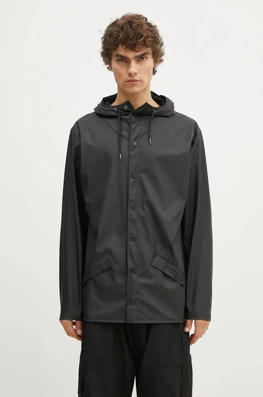 Rains jacket 12010 Jacket black color