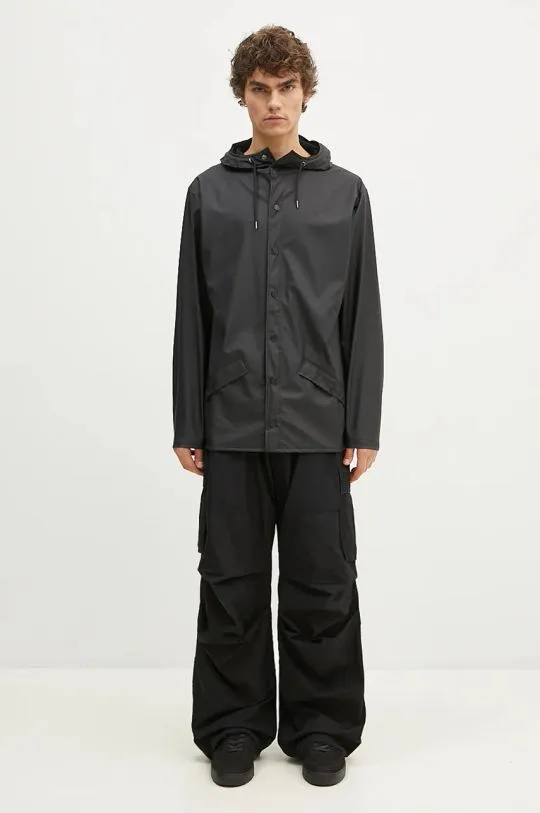 Rains jacket 12010 Jacket black color