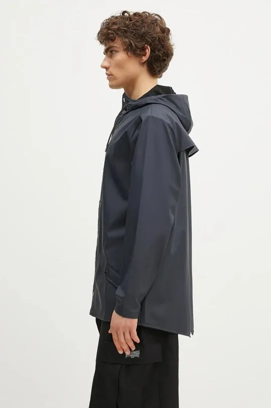 Rains jacket 12010 Jacket navy blue color