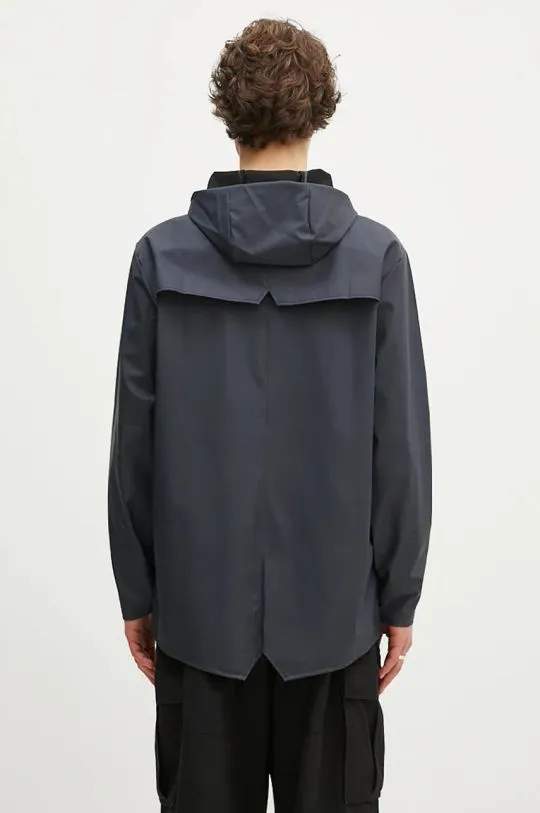 Rains jacket 12010 Jacket navy blue color