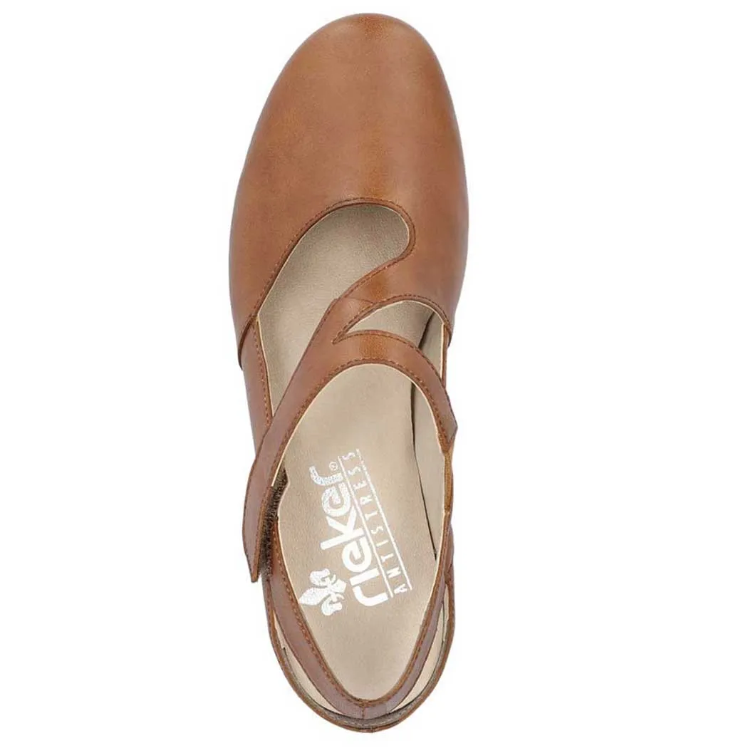 Rieker 41779 Mary Jane Heel Tobacco (Women's)