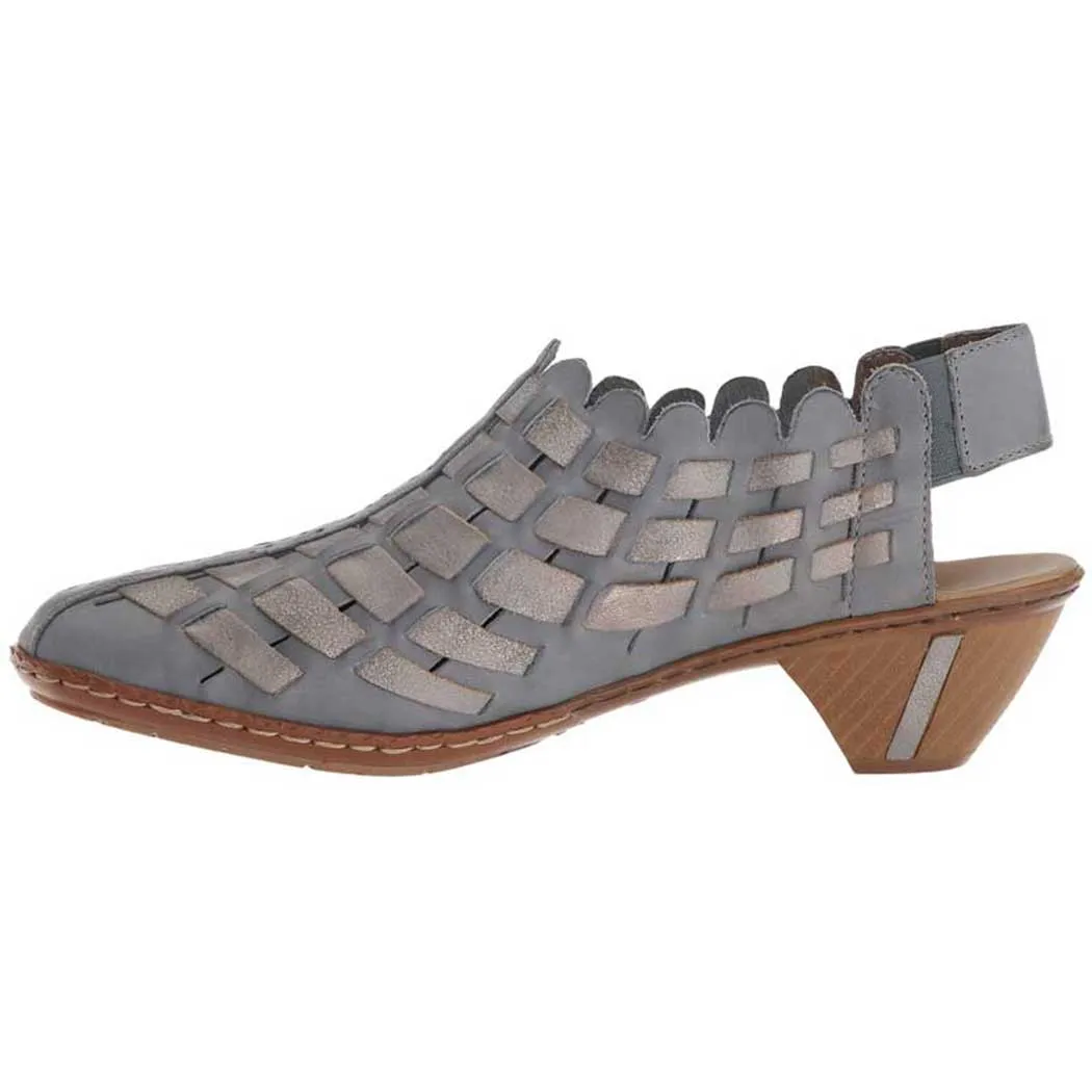 Rieker Sina 78 Heel Azur/Grey (Women's)