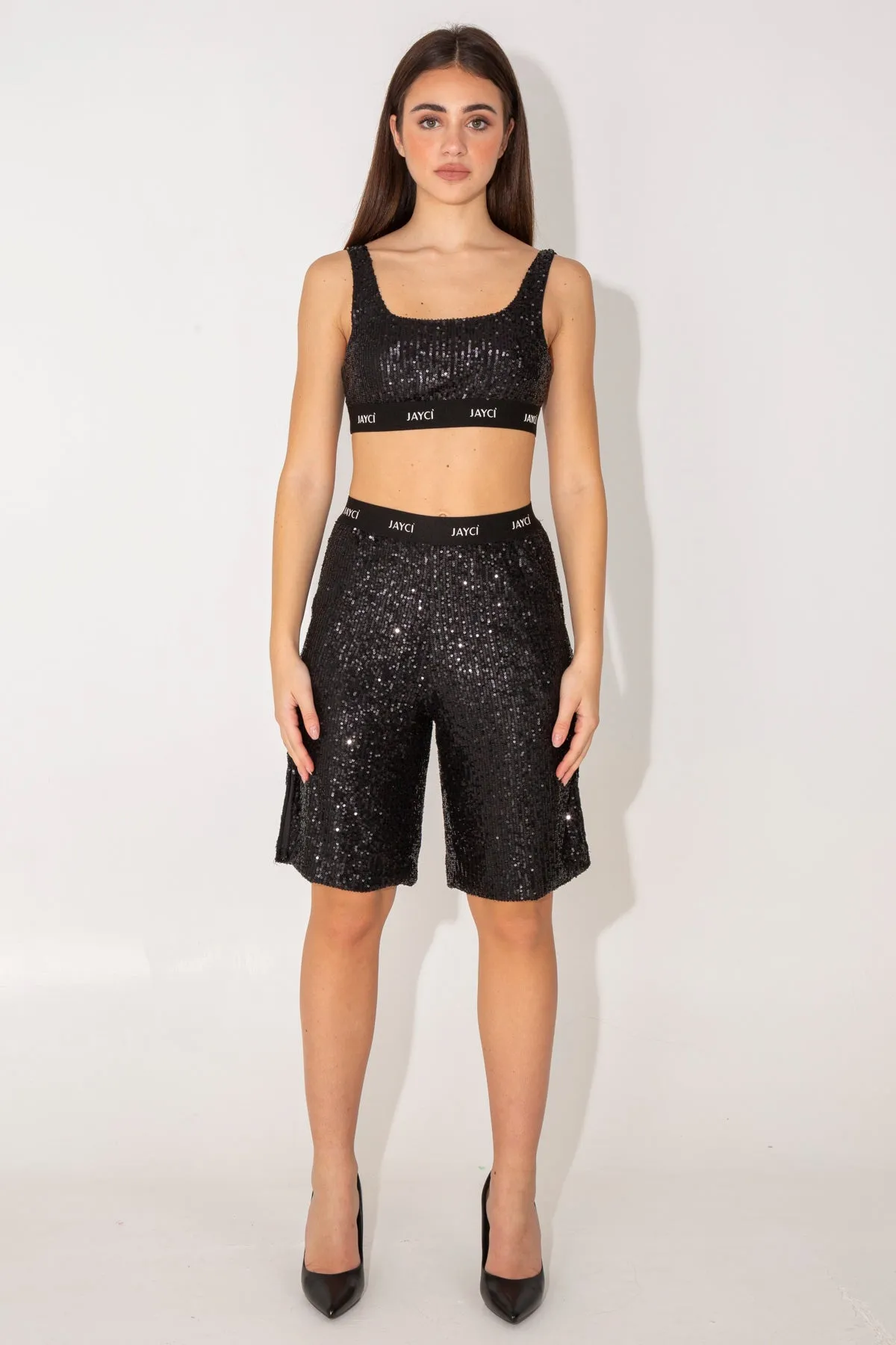 Shorts in paillettes