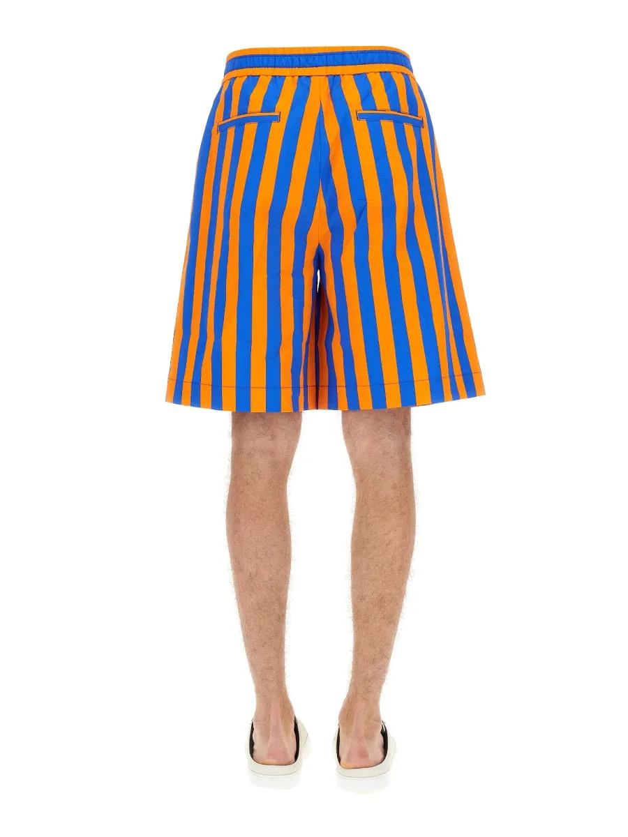 Sunnei Striped Bermuda Shorts