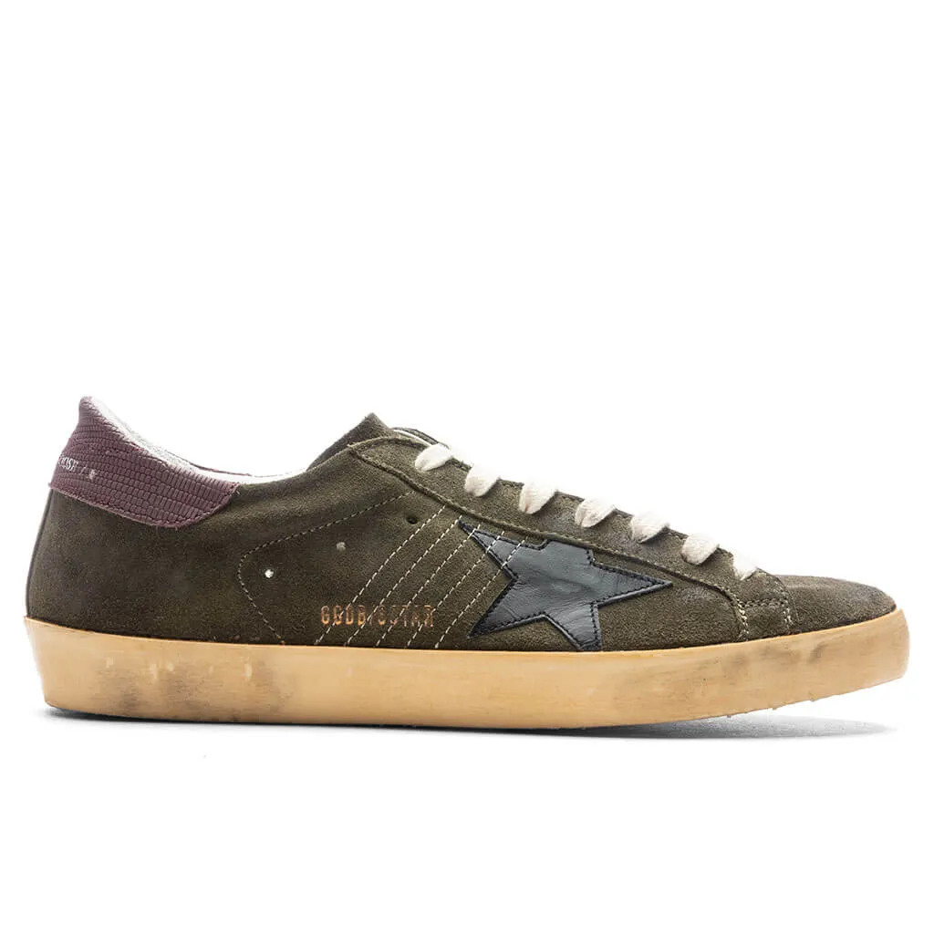 Super-Star Sneakers - Green/Black/Bordeaux