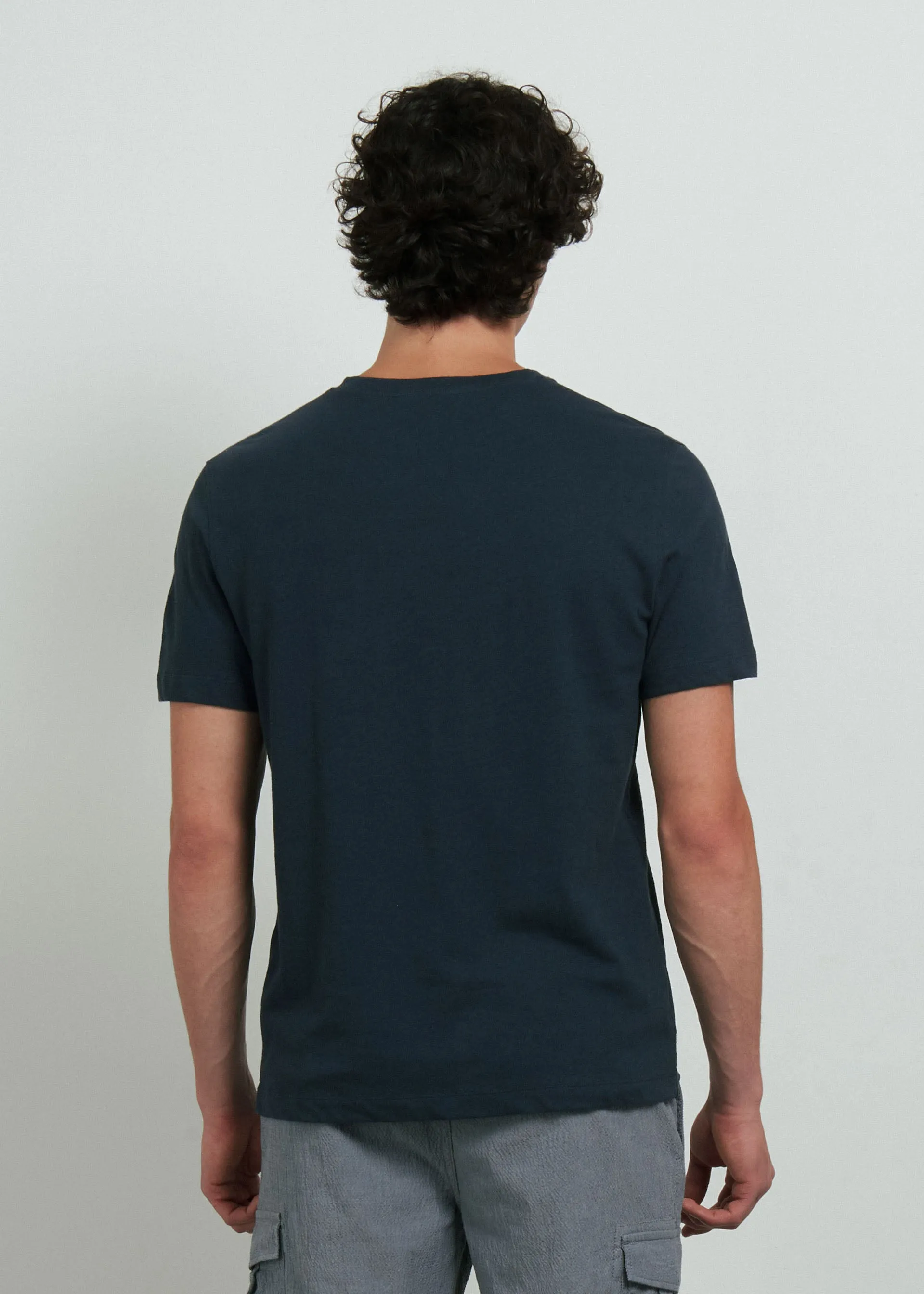 T shirt basic in lino