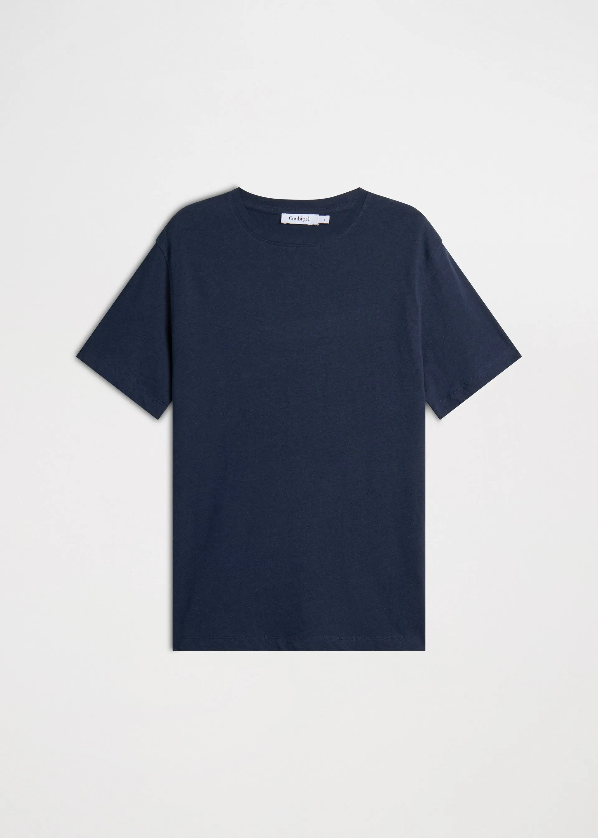 T shirt basic in lino