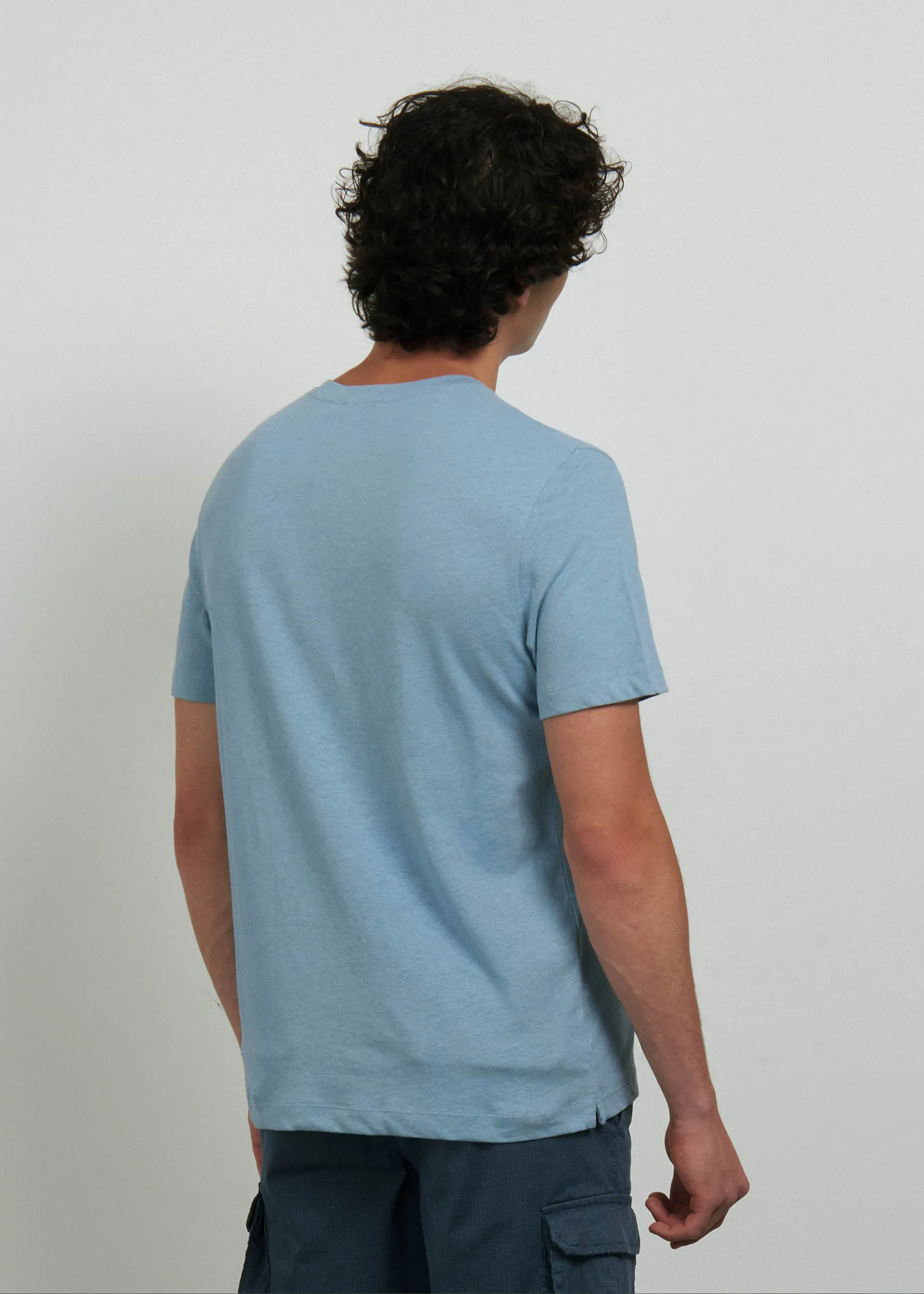 T shirt basic in lino