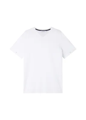 T-shirt slub scollo a V