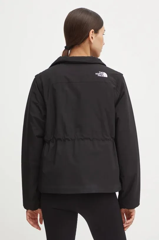 The North Face jacket Padded 2 in 1 Conv Jacket women's black color NF0A89GXJK31