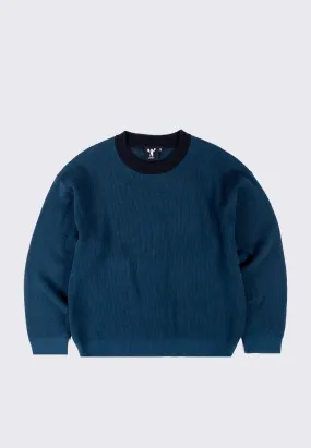 Therapy Knitted Sweater - Blue