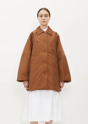 Triangle Technical Cotton Coat — Cinnamon