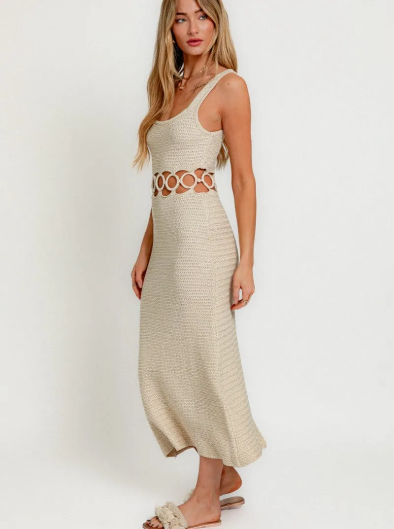 TROPICANA MAXI DRESS IN CREAM