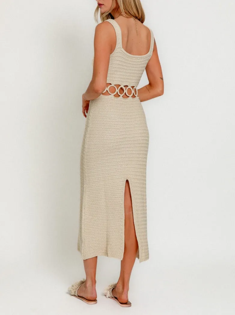 TROPICANA MAXI DRESS IN CREAM