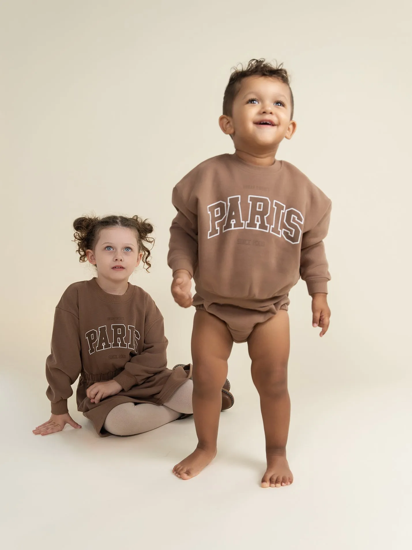 Urbani Brown Baby Paris Bloomer Set in I