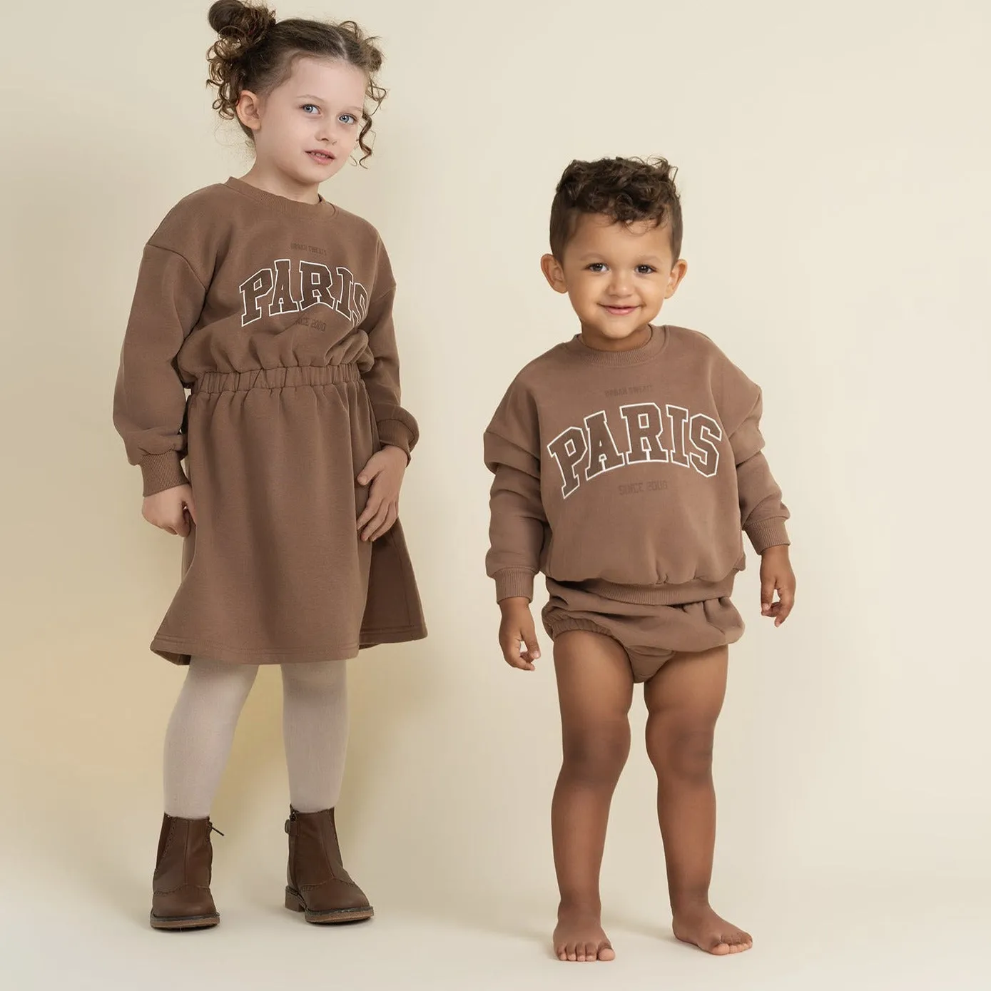 Urbani Brown Baby Paris Bloomer Set in I