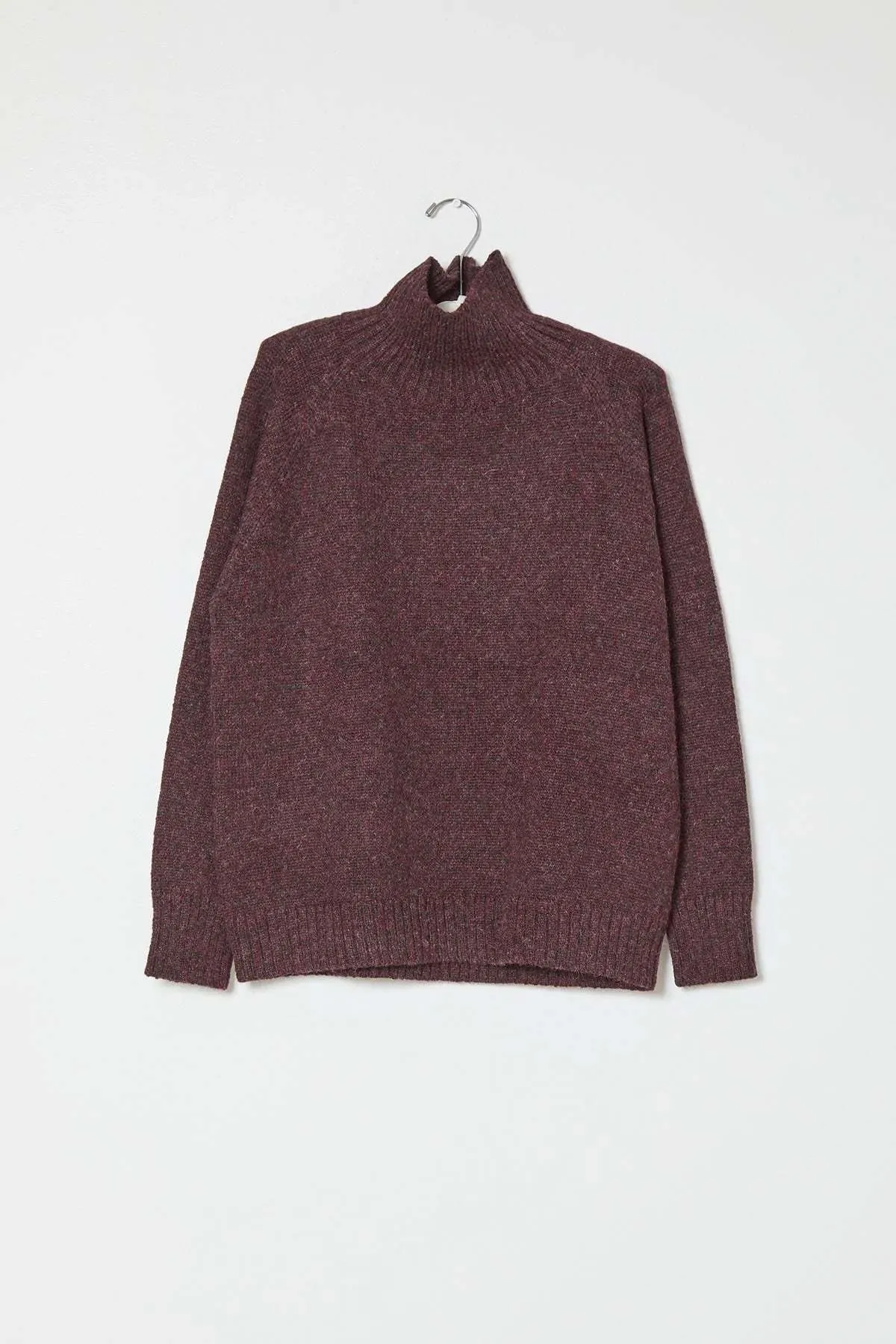 Vasilisa Alpaca Sweater - Aubergine