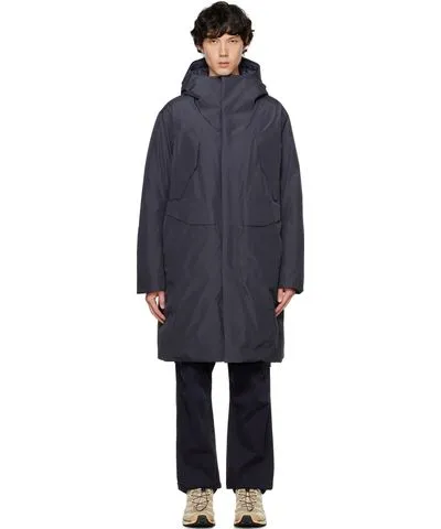 Veilance Navy Sorin Down Coat