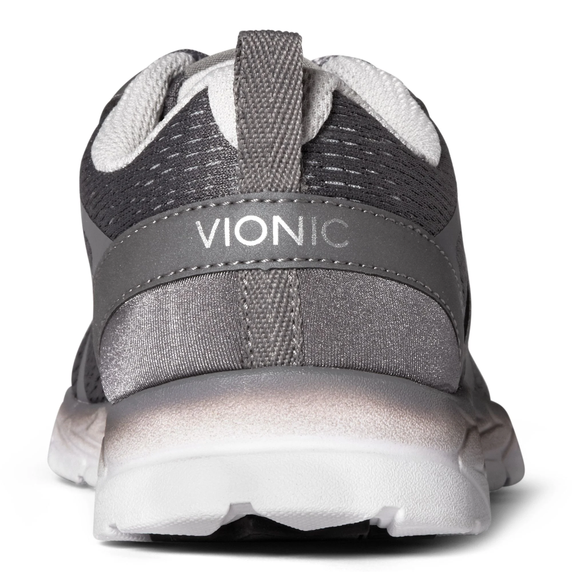 Vionic Womens Miles Active Sneaker- Grey Mesh