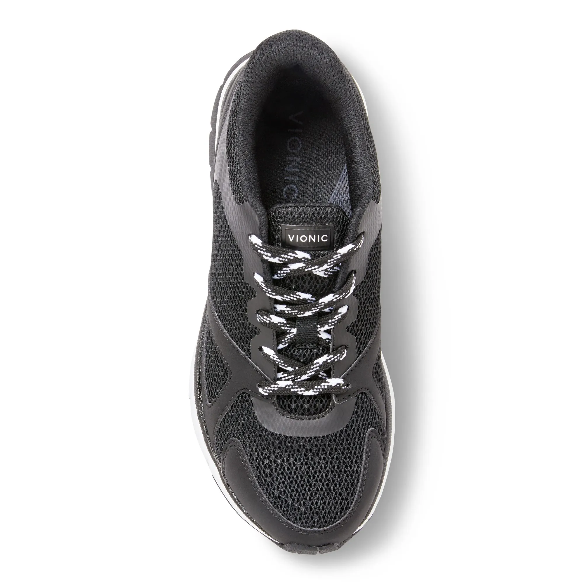 Vionic Womens Tokyo Mesh Sneaker- Black Mesh