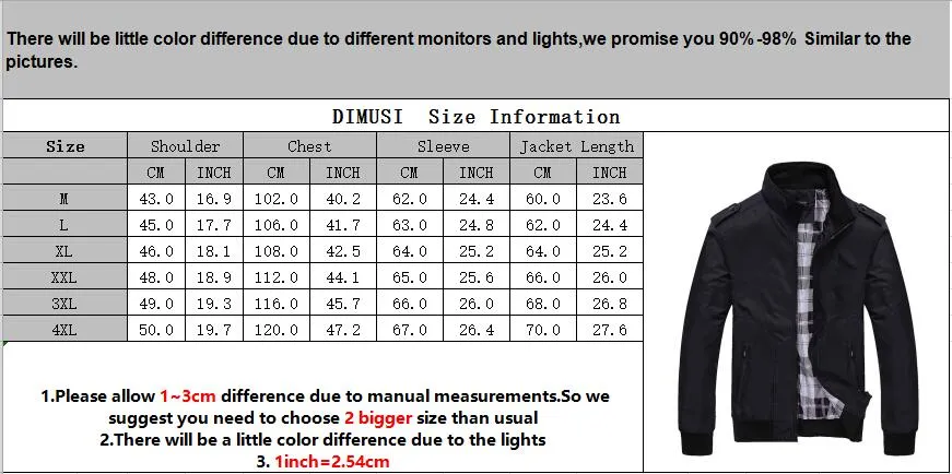 Xituodai Mens Jackets Spring Autumn Casual Coats Solid Color Mens Sportswear Stand Collar Slim Jackets Male Bomber Jackets 4XL