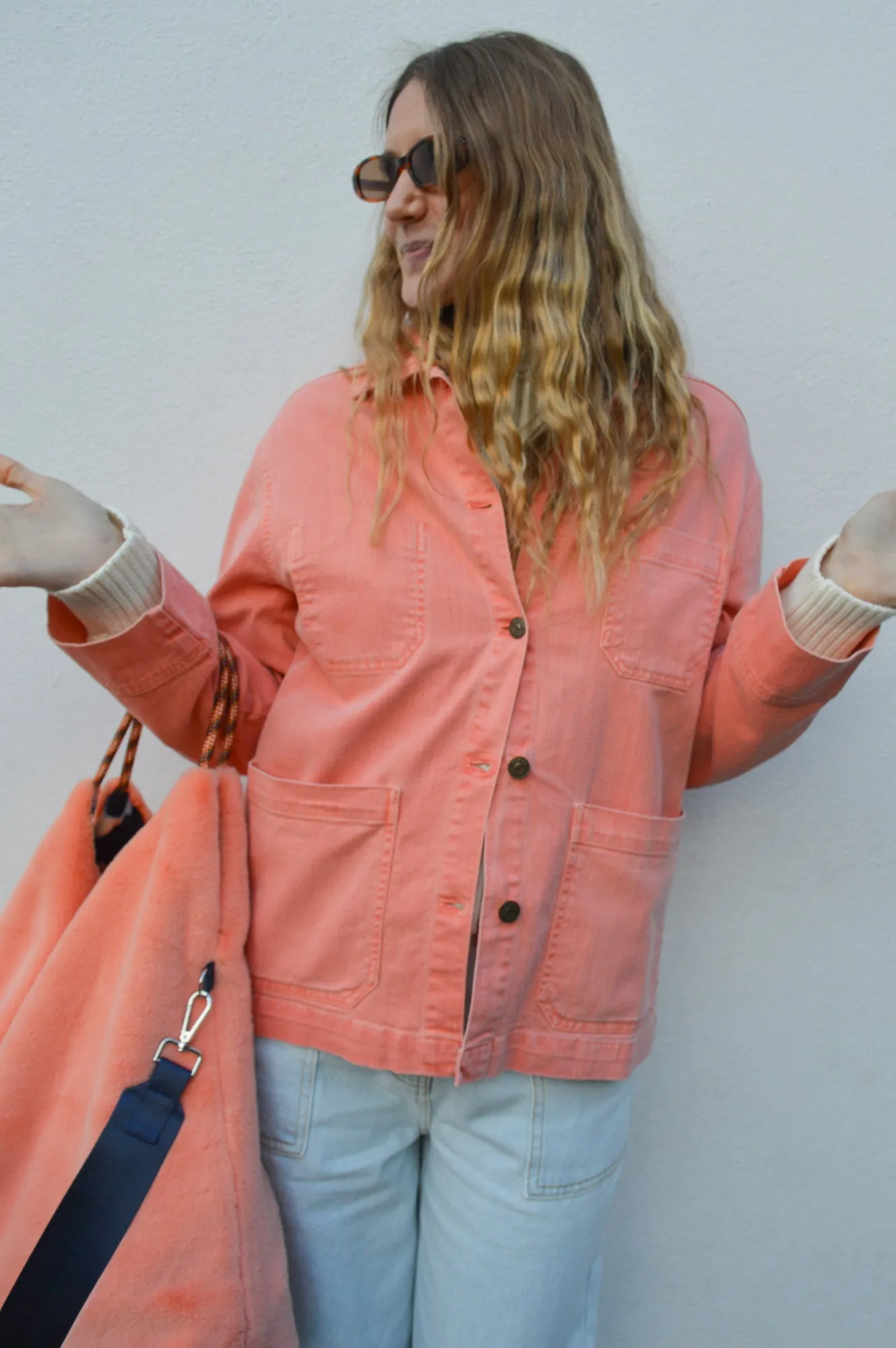 YERSE Denim Salmon Jacket