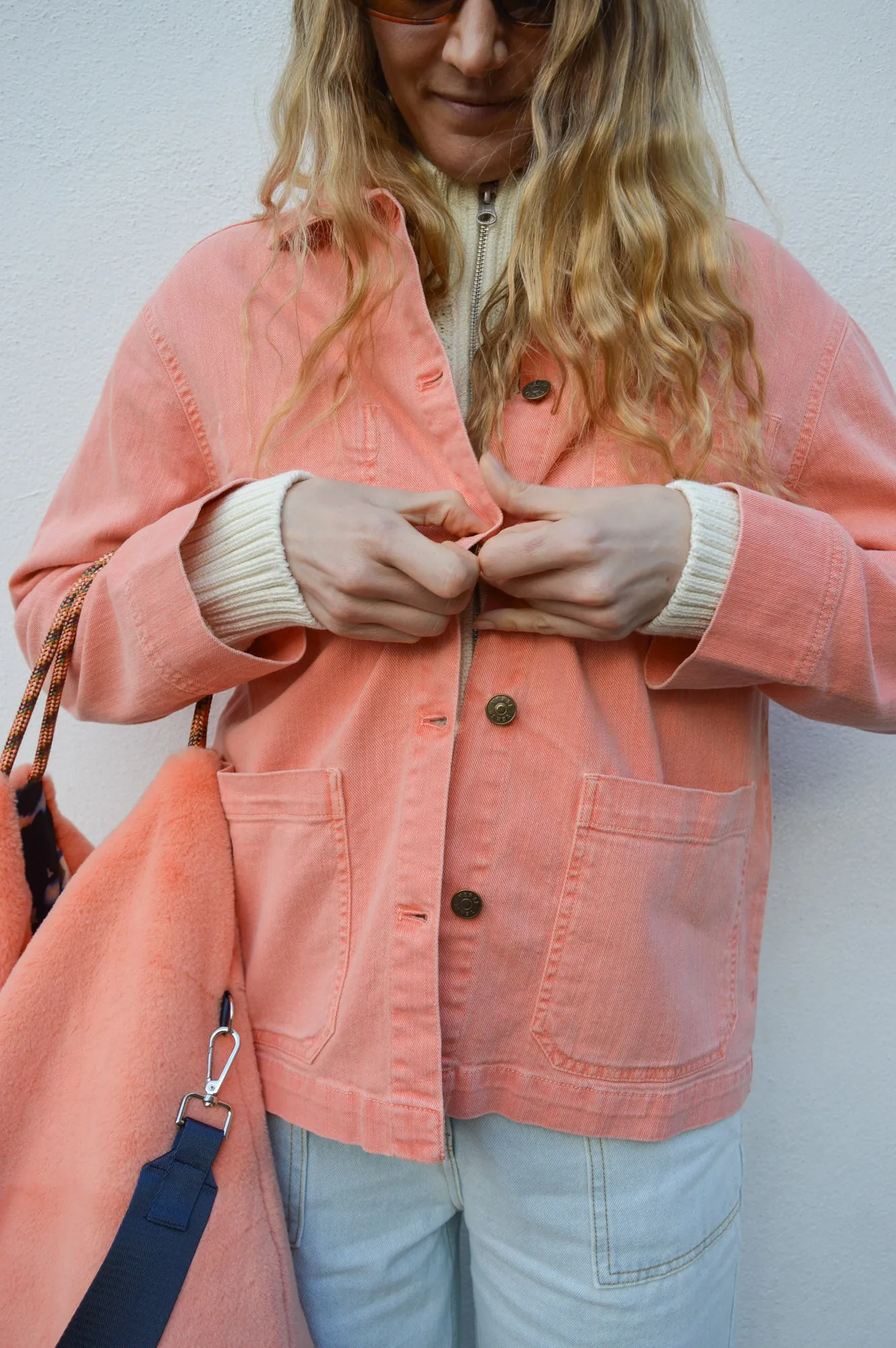 YERSE Denim Salmon Jacket